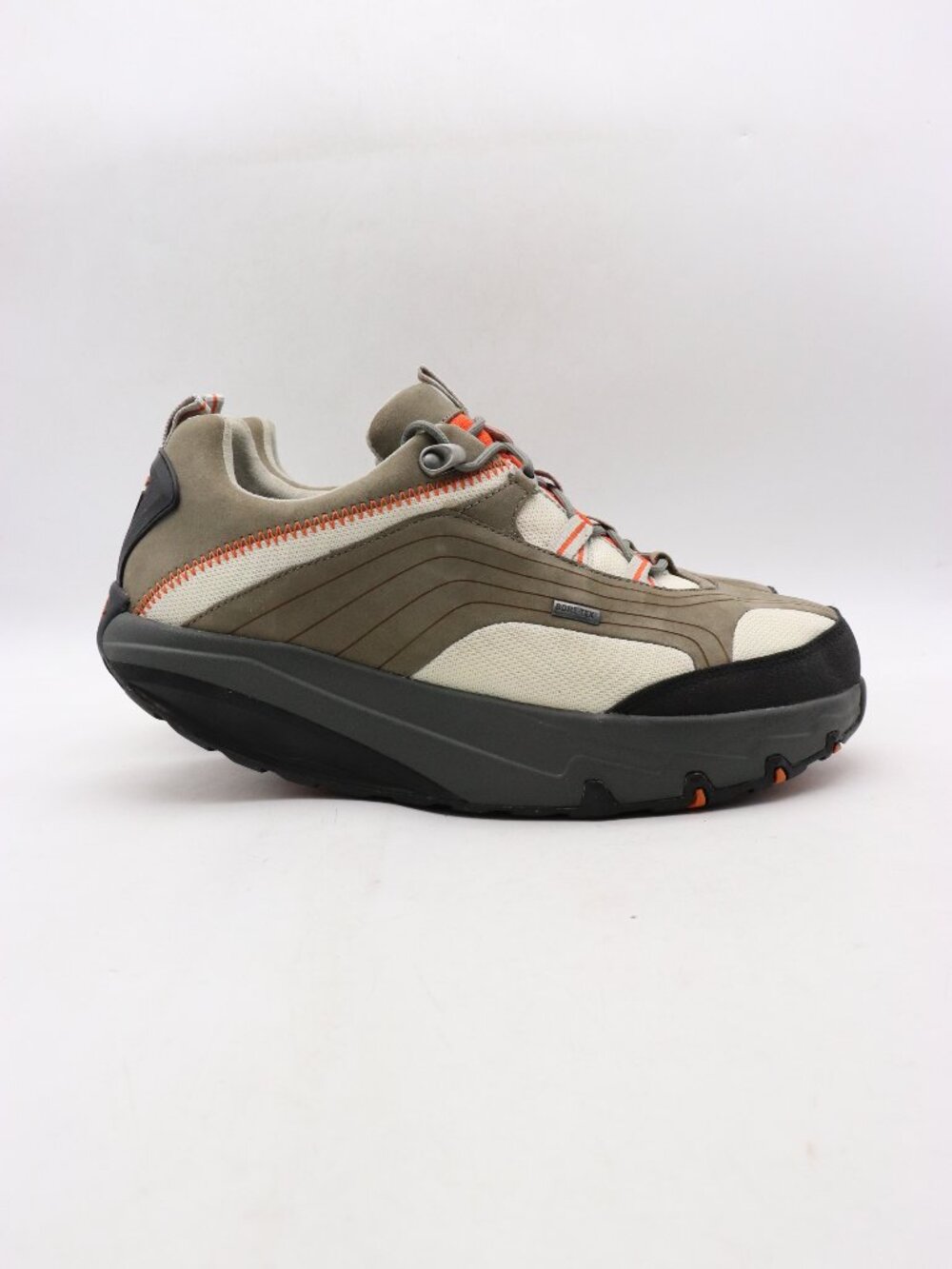 MBT Chappa Gore-Tex Shoes Mens Size 11.5 Beige Gray Waterproof Sneakers 400099